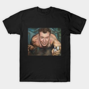 Die Hard (1988) John McClane Oil Painting T-Shirt